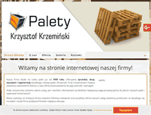 Tablet Screenshot of paletyopolskie.pl